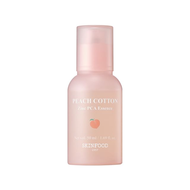 SKINFOOD-Peach Cotton Zinc PCA Essence - Essência Facial PCA de Zinco - 50 ml-50 Ml