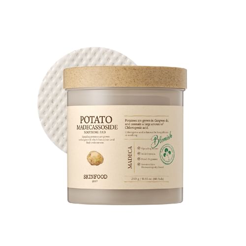 パック・フェイスマスク SKINFOOD Potato Soothing Pad SKINFOOD - Potato Madecassoside Soothing Pad | YesStyle