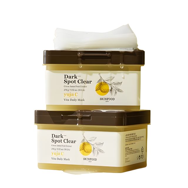 SKINFOOD-Yuja C Vita Máscara Diária-30 Folhas