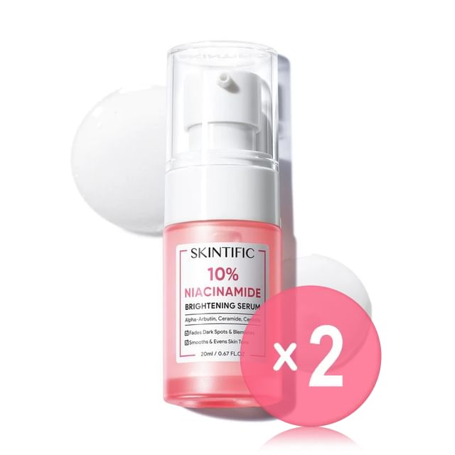 SKINTIFIC-10 Niacinamide Brightening Serum - Sérum éclat à la niacinamide 10 - lot de 2