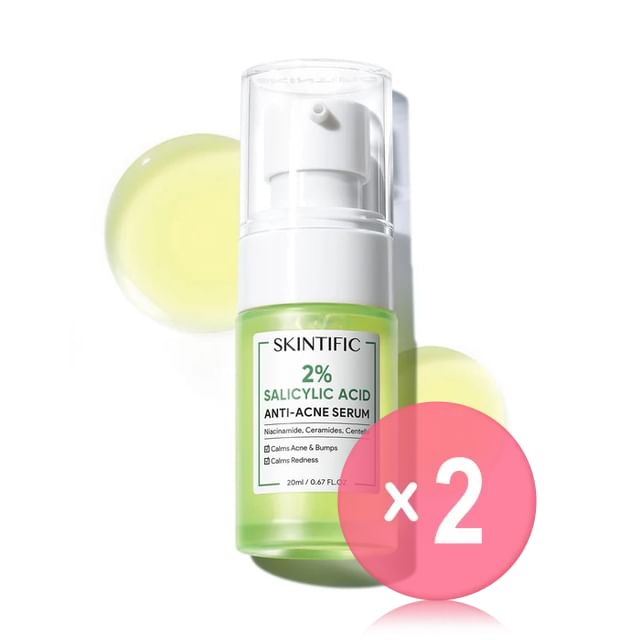 SKINTIFIC-Sérum anti-acné à lacide salicylique 2 - lot de 2