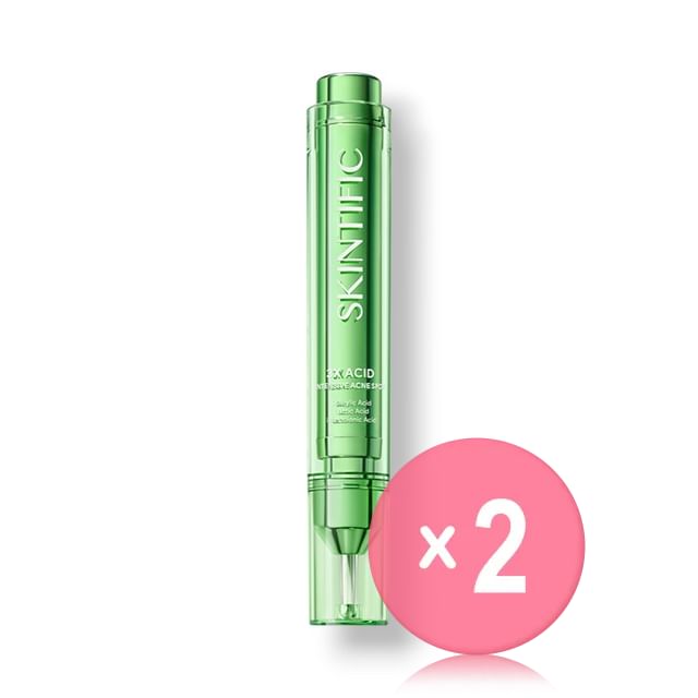 SKINTIFIC-3X ACID Intensive Acne Spot - Soin ciblé intensif anti-acné aux acides - lot de 2
