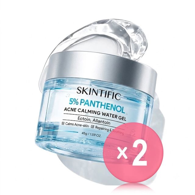 SKINTIFIC-Gel deau apaisant anti-imperfections au panthénol 5 - lot de 2