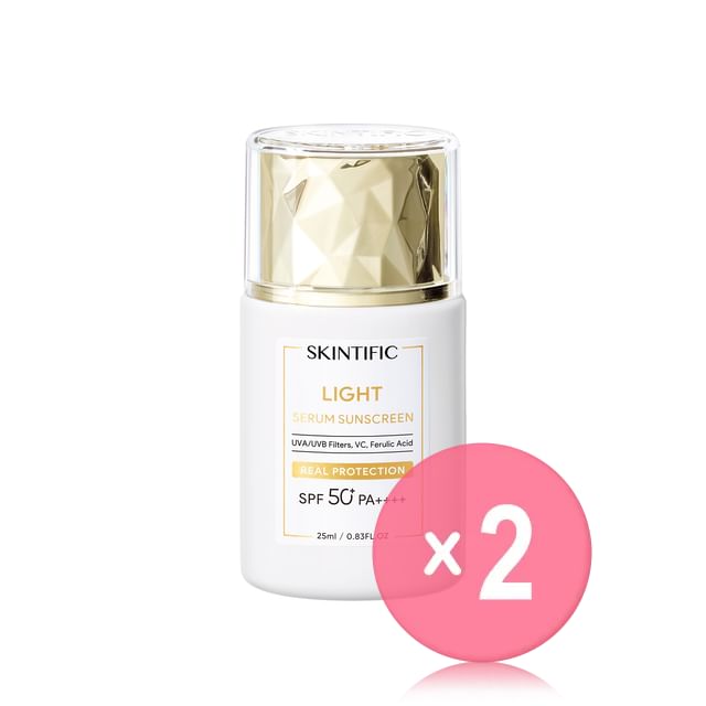 SKINTIFIC-Light Serum Sunscreen SPF50 PA 2pcs Bundle Set