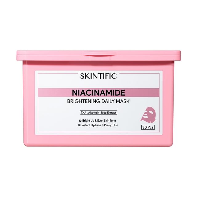 SKINTIFIC-Niacinamide Brightening Daily Mask - Masque quotidien éclat à la niacinamide