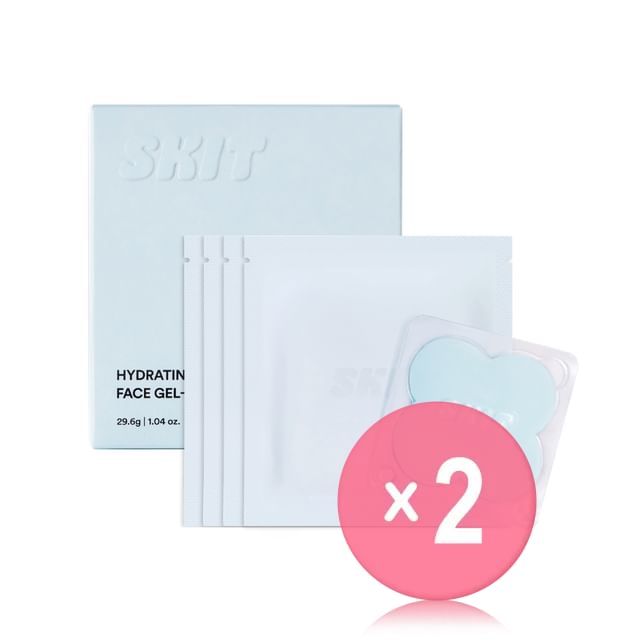 skit-Hydrating Moisture Face Gel-Patch Set 2pcs Bundle Set