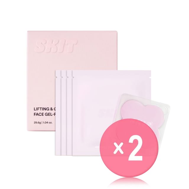 skit-Lifting Glow Face Gel-Patch Set 2pcs Bundle Set