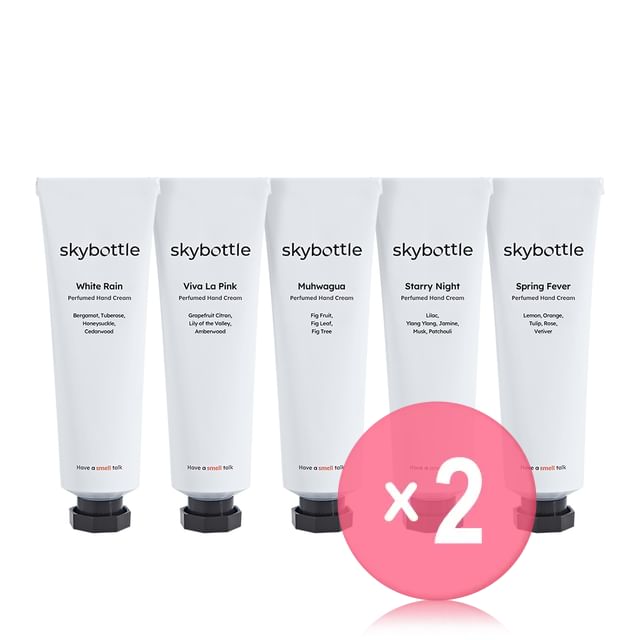 skybottle-Perfumed Hand Cream - 5 Types 2pcs Bundle Set
