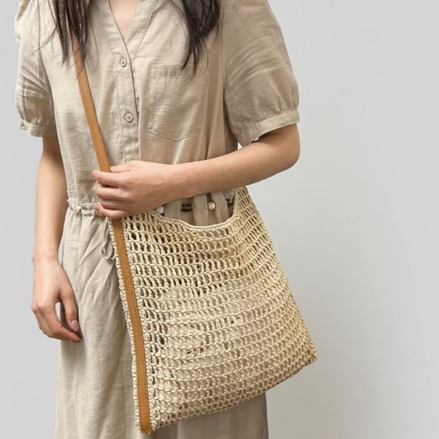 Skyglow-Crochet Crossbody Bag