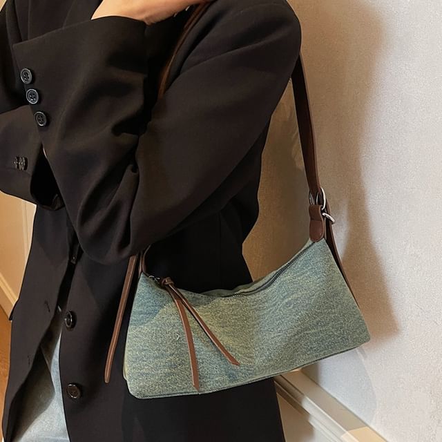 Skyglow-Denim Crossbody Bag