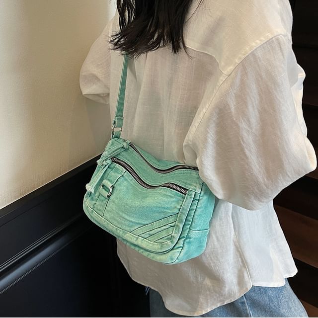 Skyglow-Denim Crossbody Bag