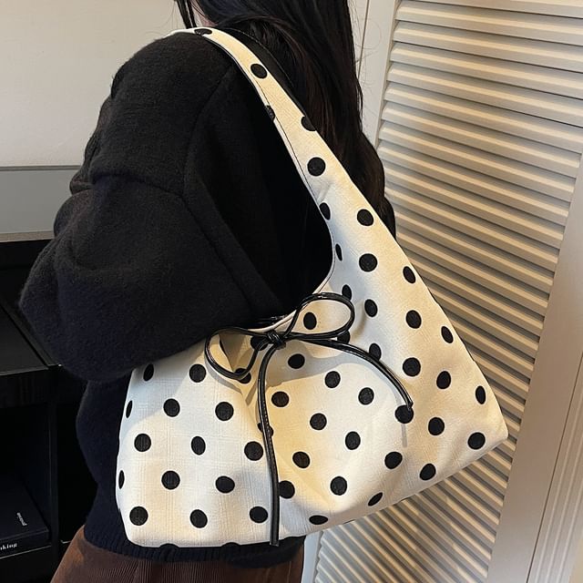 Skyglow-Dotted Canvas Tote Bag Various Designs
