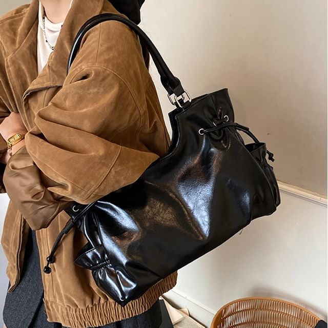 Skyglow-Drawstring Pocket Tote Bag