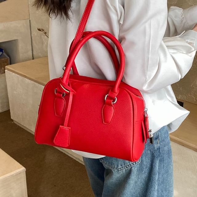 Skyglow-Faux Leather Crossbody Bag