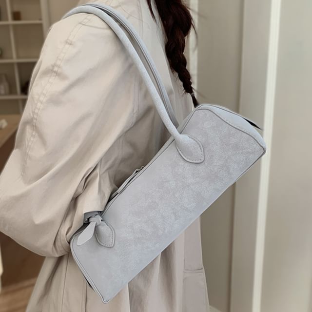 Skyglow-Faux Leather Shoulder Bag