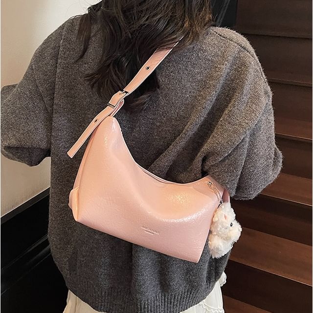 Skyglow-Faux Leather Shoulder Bag
