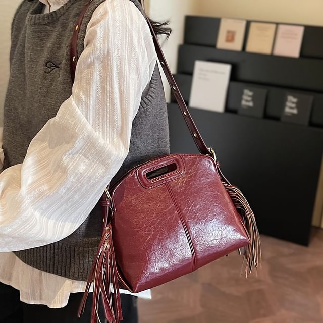 Skyglow-Fringe Crossbody Shoulder Bag