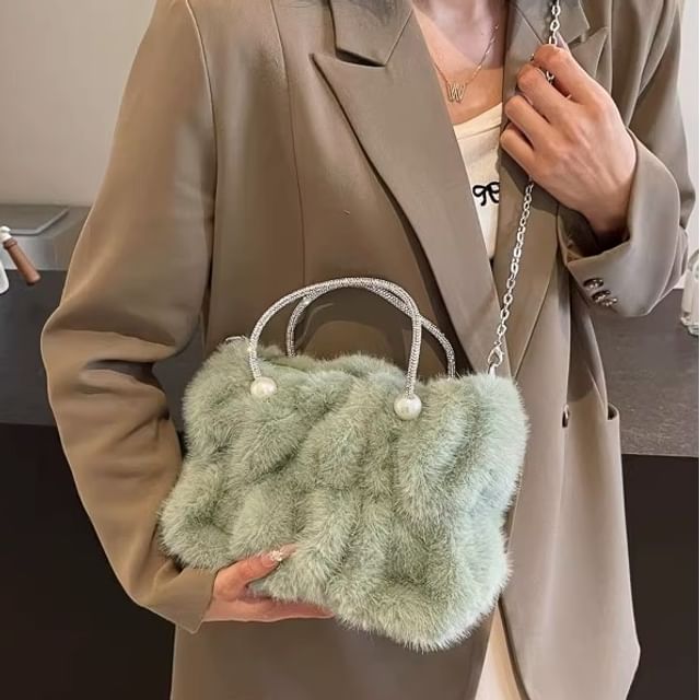 Skyglow-Furry Crossbody Bag