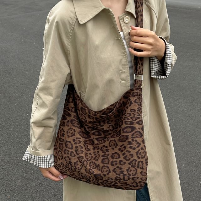 Skyglow-Leopard Print Crossbody Bag