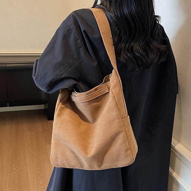 Skyglow-Plain Canvas Crossbody Bag
