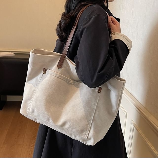 Skyglow-Plain Canvas Tote Bag