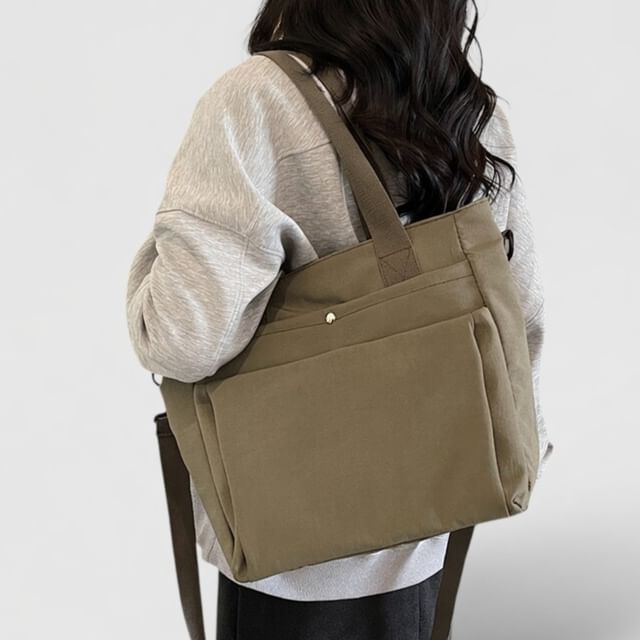 Skyglow-Plain Canvas Tote Bag