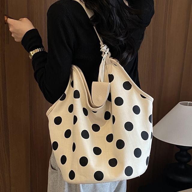 Skyglow-Polka Dot Tote Bag