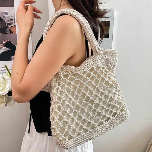 Skyglow-Straw Tote Bag