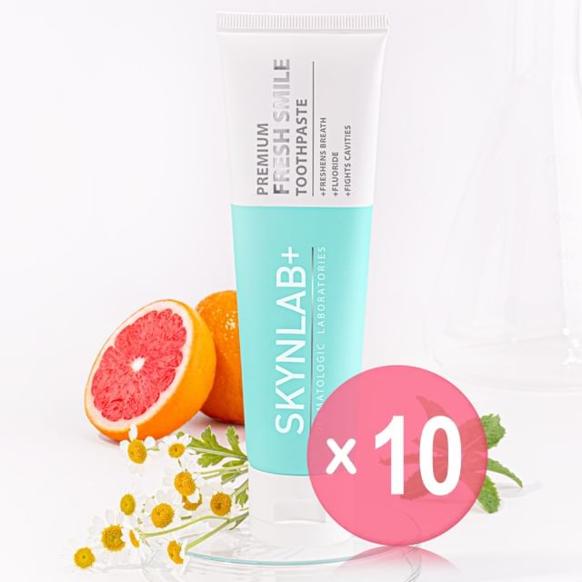 Skynlab-Premium Fresh Smile Toothpaste 10pcs Bundle Set