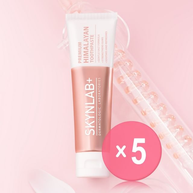 Skynlab-Premium Himalayan Toothpaste 5pcs Bundle Set
