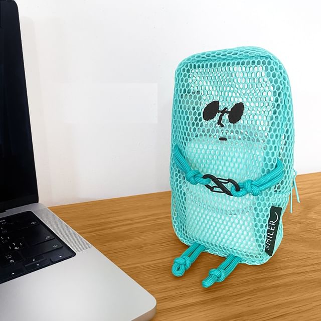 SMILER-Mesh Buddy Bag 網格收納袋 藍色-17945 Cm