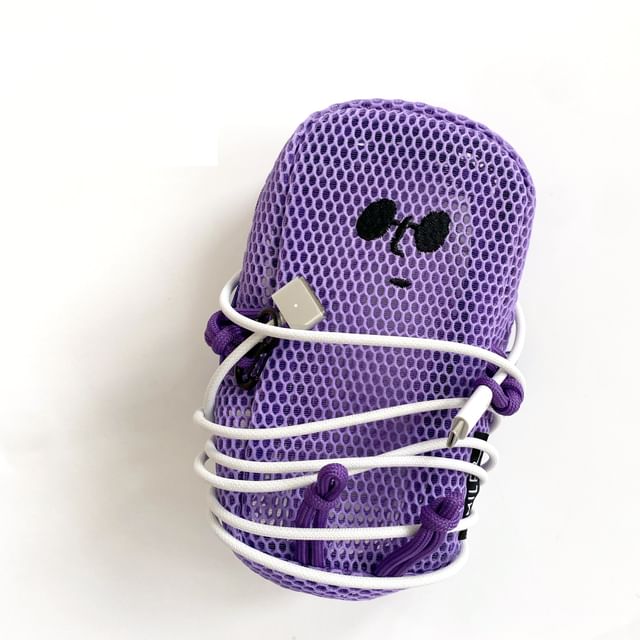 SMILER-Mesh Buddy Bag 網格收納袋 紫色-17945 Cm