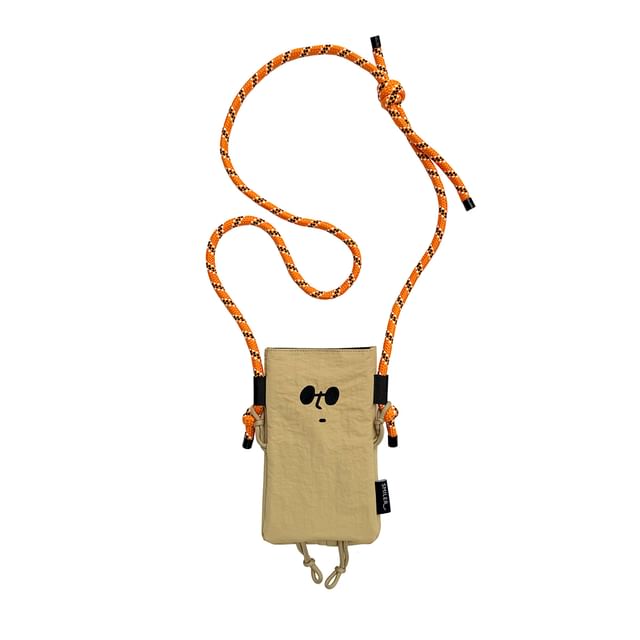 SMILER-Sling Buddy Crossbody Bag Beige