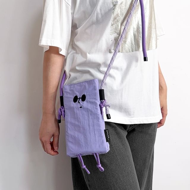 SMILER-Sling Buddy Crossbody Bag Purple