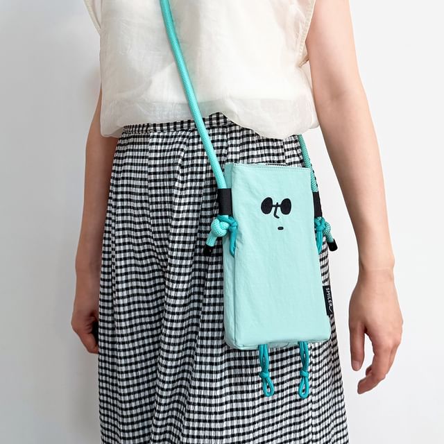 SMILER-Sling Buddy Crossbody Bag Turquoise