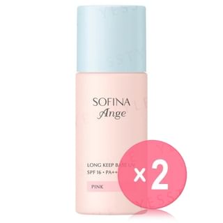 Sofina-Ange Long Keep Base UV SPF16 PA Pink 2pcs Bundle Set