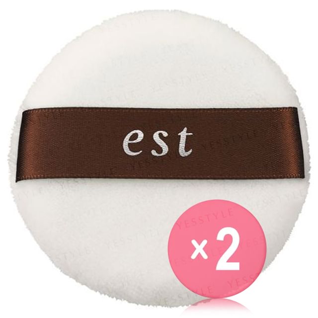 Sofina-est Puff For Loose Powder 2pcs Bundle Set