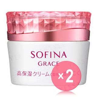 Sofina-Grace High Moisturizing Cream Whitening Dense Thick 2pcs Bundle Set
