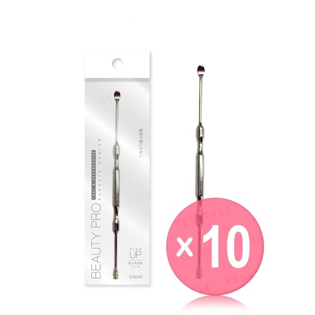Solone-2 In 1 Spiral Ear Pick 10pcs Bundle Set