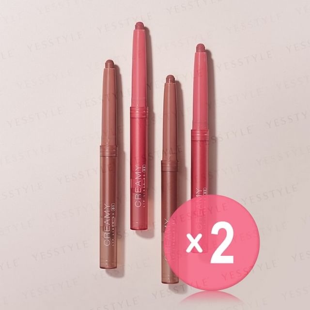 Solone-Creamy Lip Liner 2pcs Bundle Set