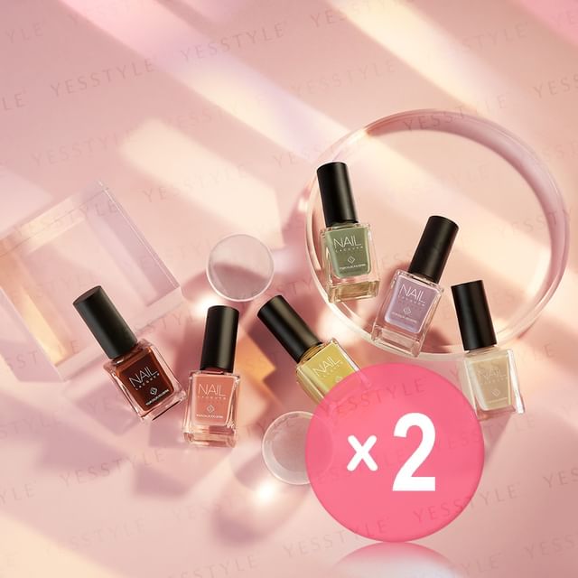 Solone-Exclusive Nail Lacquer Iced Fruit Tea Series 2pcs Bundle Set