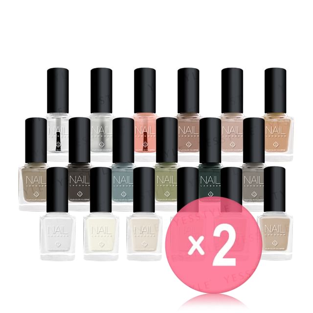 Solone-Exclusive Nail Lacquer Oil Painting Series 2pcs Bundle Set