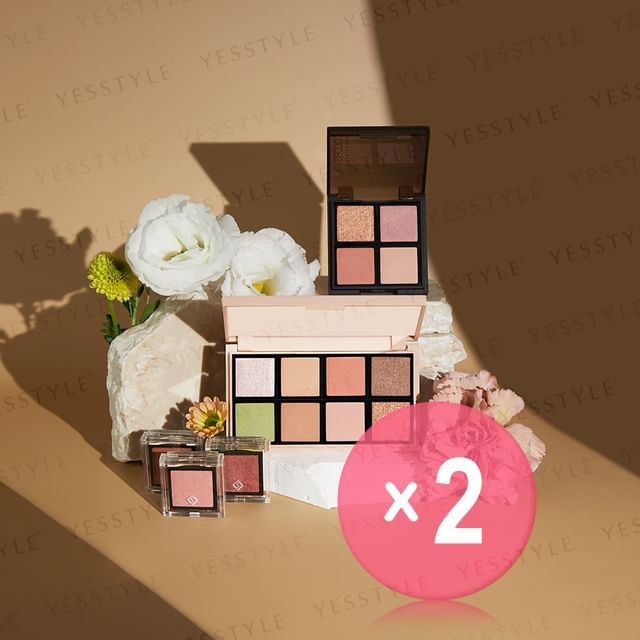 Solone-Exclusive Special Tone Eyeshadow Palette 2pcs Bundle Set