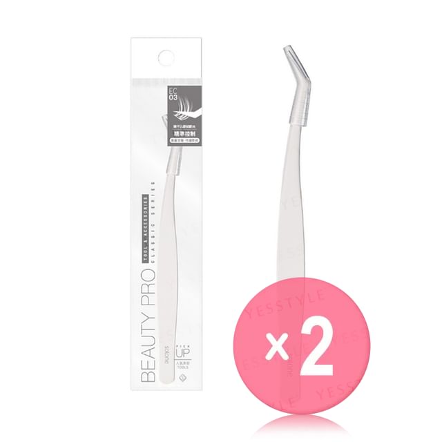 Solone-Non-Stick Eyelash Tweezer 2pcs Bundle Set