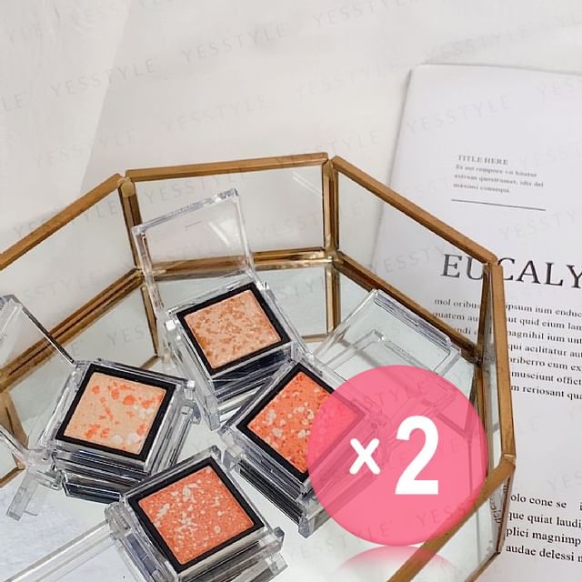 Solone-Single Eyeshadow Original Gemstone Series 2pcs Bundle Set