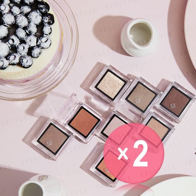 Solone-Single Eyeshadow Superior Cheese Series 2pcs Bundle Set