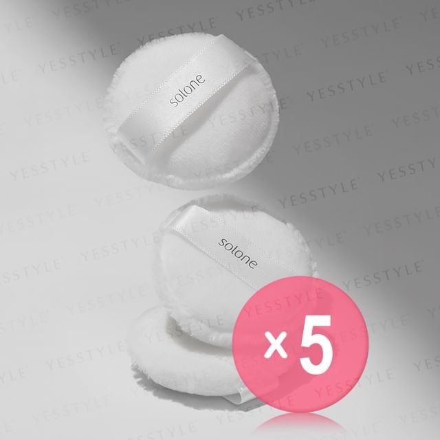 Solone-Two Sided Makeup Puff 5pcs Bundle Set