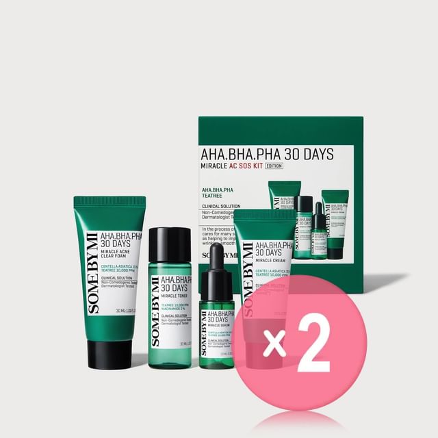 SOME BY MI-AHA BHA PHA 30 Days Miracle AC SOS Kit 2pcs Bundle Set