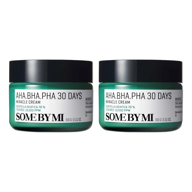 SOME BY MI-AHA BHA PHA 30 Days Miracle Cream Bundle Set - Duo crème miracle