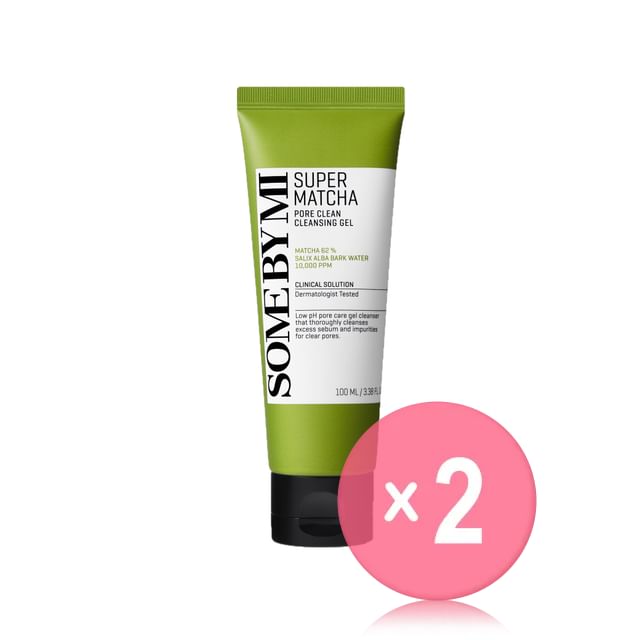 SOME BY MI-Super Matcha Pore Clean Cleansing Gel 2pcs Bundle Set